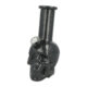 Skleněný bong Skull Black 15cm - Sklenn mini bong Skull Black. Mal bong ve tvaru lebky zdoben potiskem v designu karbonu ukonuje stedn siln hrdlo. Oproti standardnm bongm je tento bong vyroben z tepeln odolnho borosiliktovho skla tlouky 2,5 mm. Jednodln chillum bongu je ukonen nalisovanm kotlkem s otvorem cca 4 mm.

Vka: 15 cm
Vnitn prmr bongu: 2,5 cm
Vnj prmr bongu: 3 cm
Prmr hrdla: 4,1 cm
Vnj prmr chillumu: 0,9 cm
Dlka chillumu (meno od dosedac knick sti): 5,3 cm
Led: ne
Perkolace: ne
Turbo: ne
Stko do bongu: 15 mm
Materil: borosiliktov sklo
Balen: kartonov krabice
Distributor: Fortis-DB, spol. s r.o.
