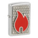 Zapalovač Zippo 142310, satin - Zapalova Zippo 20374 Zippo Flame. Benznov zapalova Zippo s povrchovou pravou Satin Chrome je na pedn stran zdoben 3D plaketou s malmi plamnky v pozad a velkm ervenm plamenem. Zapalova je dodvan v originln krabice s logem. Zapalovae Zippo nejsou pi dodn naplnn benznem. Originln psluenstv benzn Zippo, kamnky, knoty a vata do zapalovae Zippo, zajist sprvn fungovn benznov zapalovae. Na mechanick zvady zapalovae poskytuje Zippo doivotn zruku. Tuto zruku mete uplatnit pmo u ns. Zapalovae jsou vyroben v USA, Original Zippo Bradford.