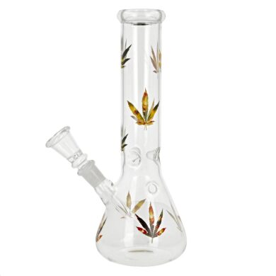 Skleněný bong Super Heroes Colored Leaves, 25cm  (345075)